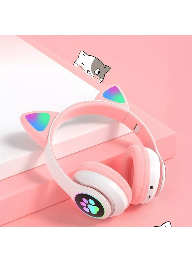 Torima سماعات رأس لاسلكية TORIMA STN-28S باللون الوردي - Image 2